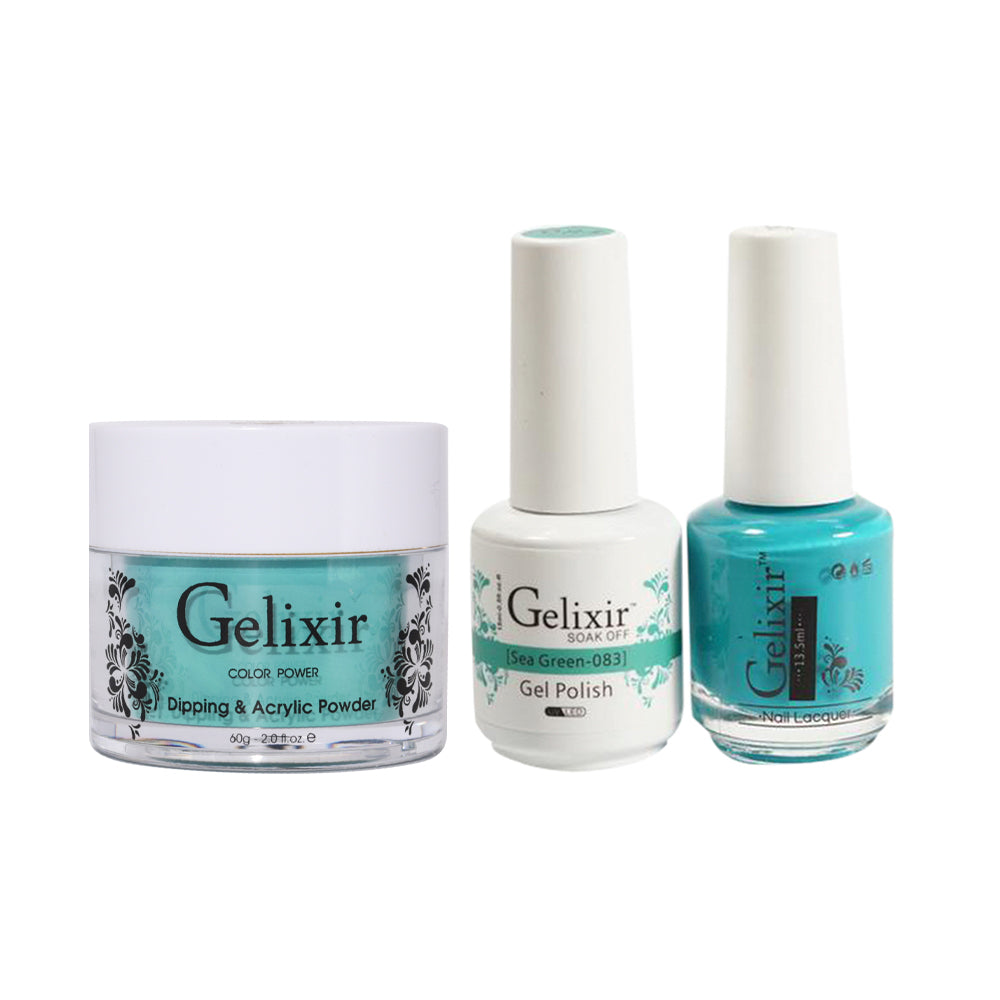 Gelixir 3 in 1 -  083 Sea Green - Acrylic & Dip Powder, Gel & Lacquer