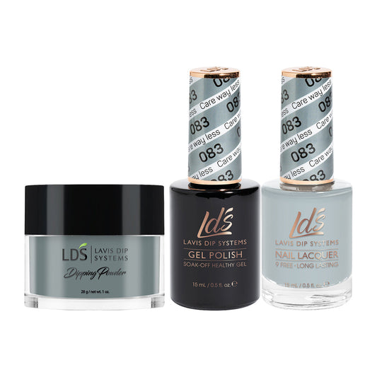 LDS 3 in 1 - 083 Care Way Less - Dip (1oz), Gel & Lacquer Matching