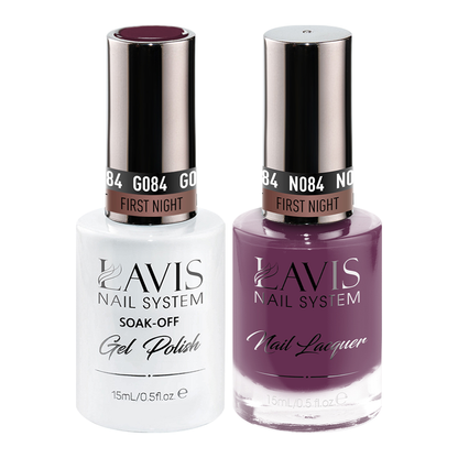 LAVIS Holiday Gift Bubdle: 7 Gel Polishes, 1 Base Gel, 1 Top Gel - 054, 094, 095, 084, 083, 108, 079