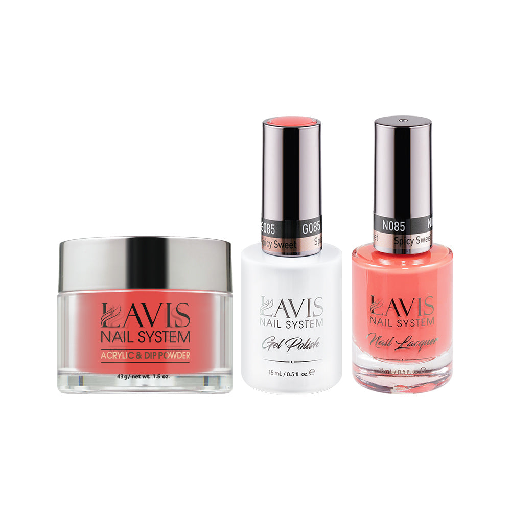 LAVIS 3 in 1 - 085 Spicy Sweet - Acrylic & Dip Powder, Gel & Lacquer