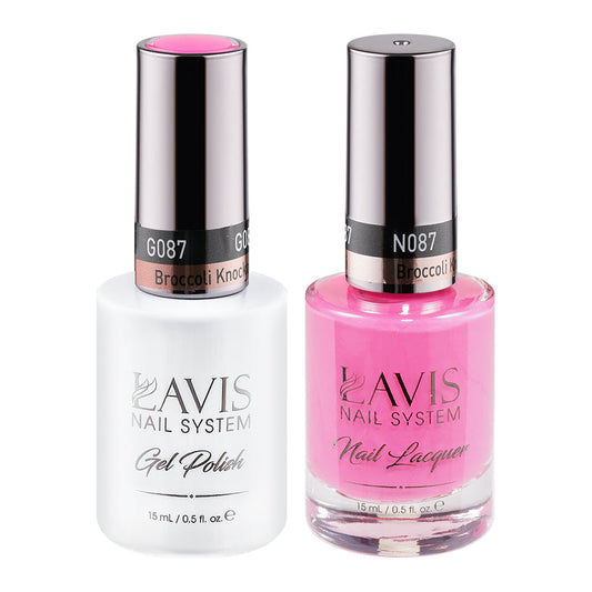 LAVIS 087 Broccoli Knockoli - Gel Polish & Matching Nail Lacquer Duo Set - 0.5oz