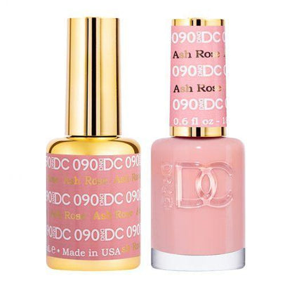 DND DC 090 Ash Rose - Gel & Matching Polish Set - DND DC Gel & Lacquer