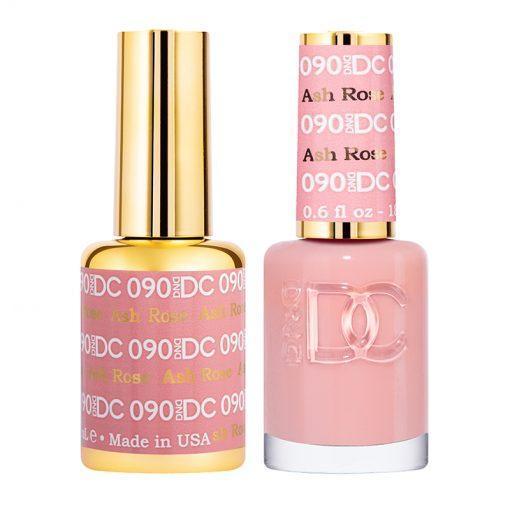 DND DC 090 Ash Rose - Gel & Matching Polish Set - DND DC Gel & Lacquer