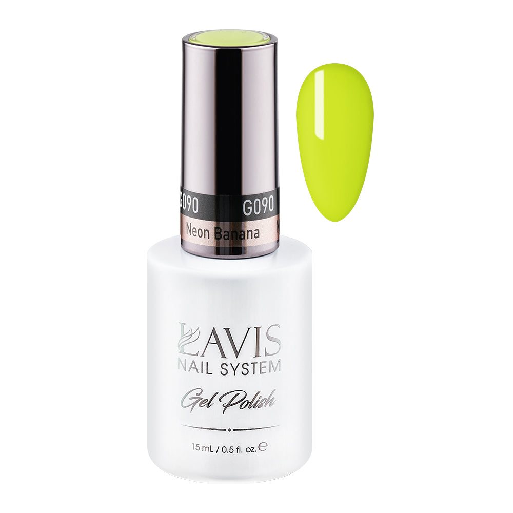 LAVIS 090 Neon Banana - Gel Polish 0.5oz