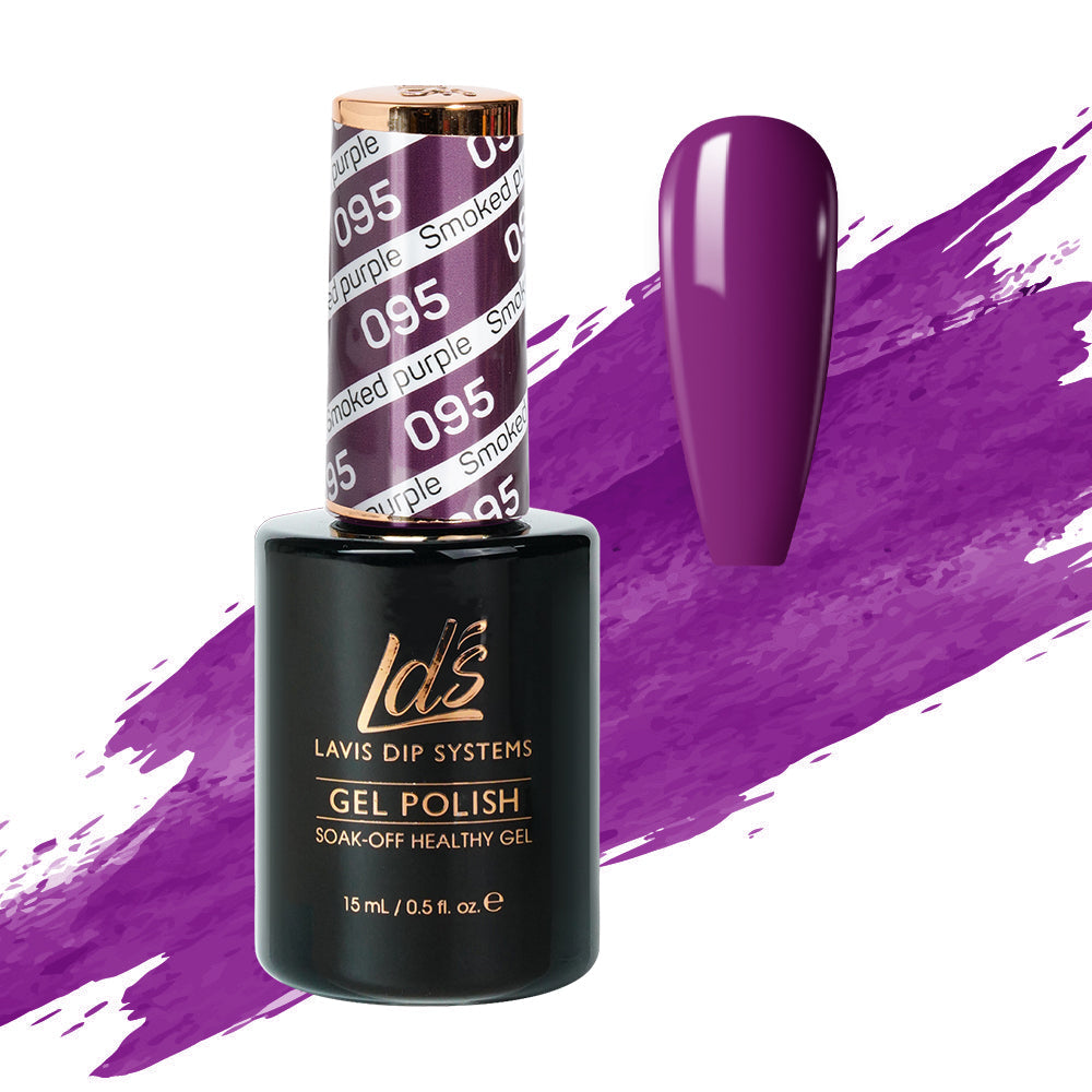 LDS 095 Smoked Purple - LDS Healthy Gel Polish 0.5oz