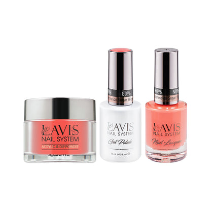 LAVIS 3 in 1 - 096 Watermelon Sugar High - Acrylic & Dip Powder, Gel & Lacquer