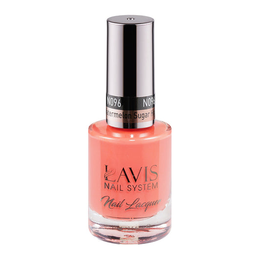  LAVIS 096 Watermelon Sugar High - Nail Lacquer 0.5 oz by LAVIS NAILS sold by DTK Nail Supply