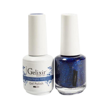 Gelixir 101 Sea Night - Gel Nail Polish 0.5 oz