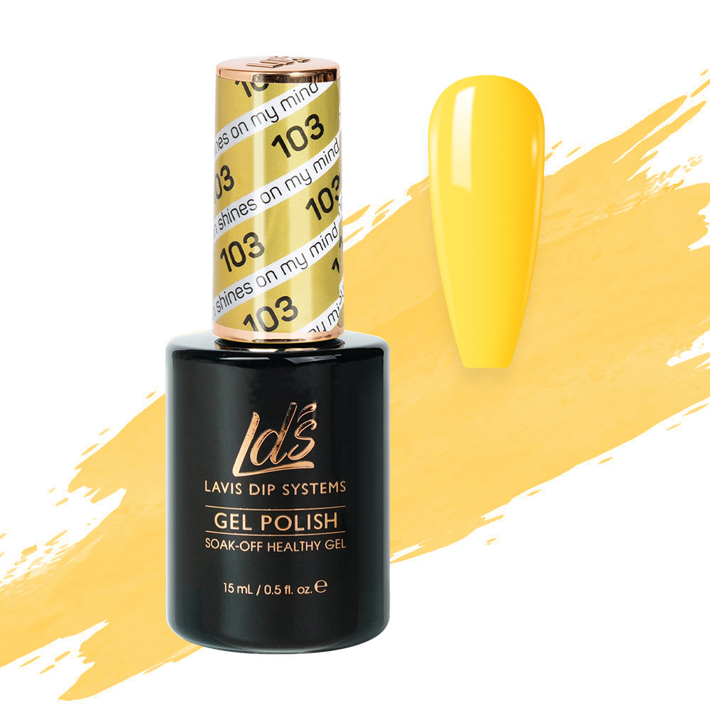 LDS 103 Sun Shines On My Mind - LDS Healthy Gel Polish 0.5oz