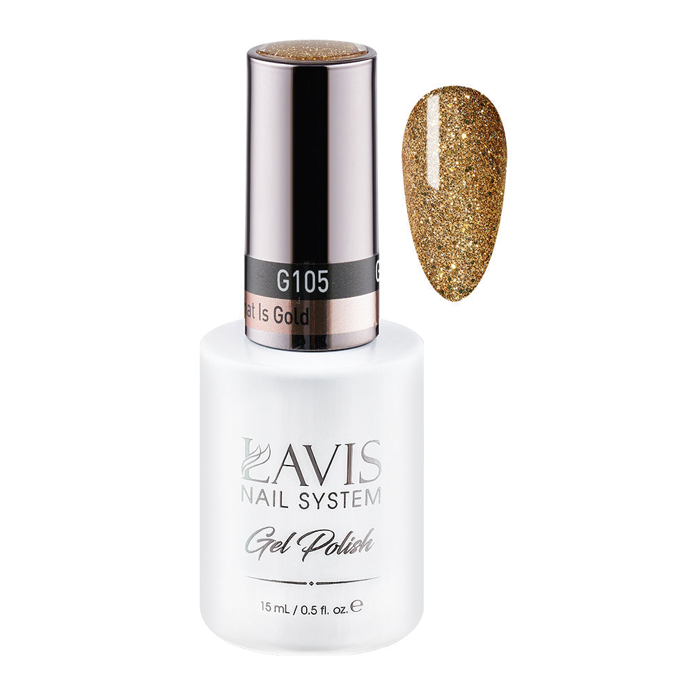 LAVIS 105 All That Is Gold - Gel Polish 0.5oz