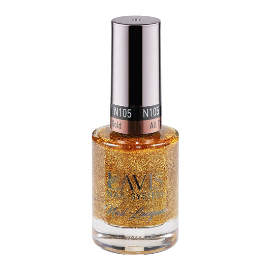  LAVIS 105 All That Is Gold - Nail Lacquer 0.5 oz by LAVIS NAILS sold by DTK Nail Supply