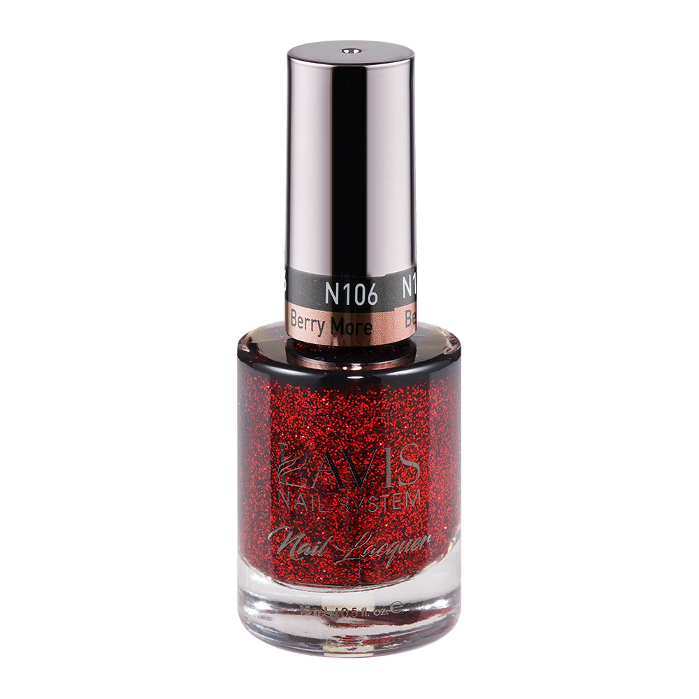  LAVIS 106 Berry More - Nail Lacquer 0.5 oz by LAVIS NAILS sold by DTK Nail Supply