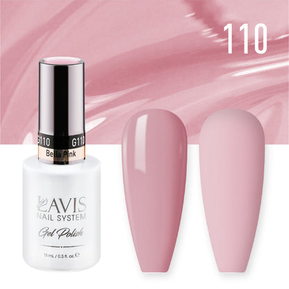 LAVIS 110 Bella Pink - Gel Polish 0.5 oz