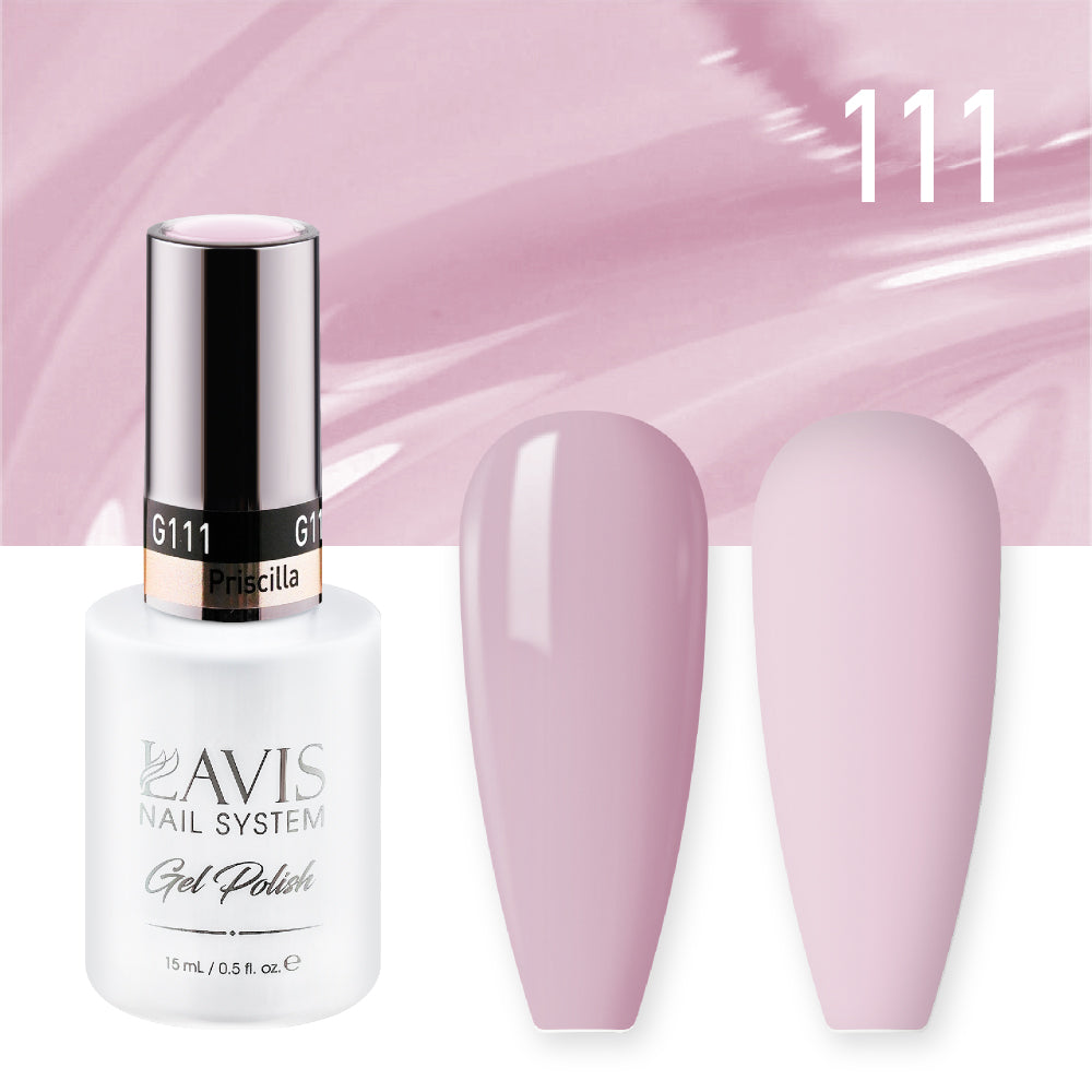 LAVIS 111 Priscilla - Gel Polish & Matching Nail Lacquer Duo Set - 0.5oz