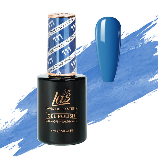 LDS 111 Nothing But Blue Skies - LDS Healthy Gel Polish 0.5oz