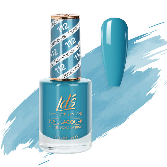 LDS 112 Ocean Eyes - LDS Healthy Nail Lacquer 0.5oz