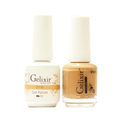 Gelixir 113 - Gelixir Gel Polish & Matching Nail Lacquer Duo Set - 0.5oz