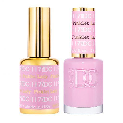 DND DC 117 Pinklet Lady - Gel & Matching Polish Set - DND DC Gel & Lacquer