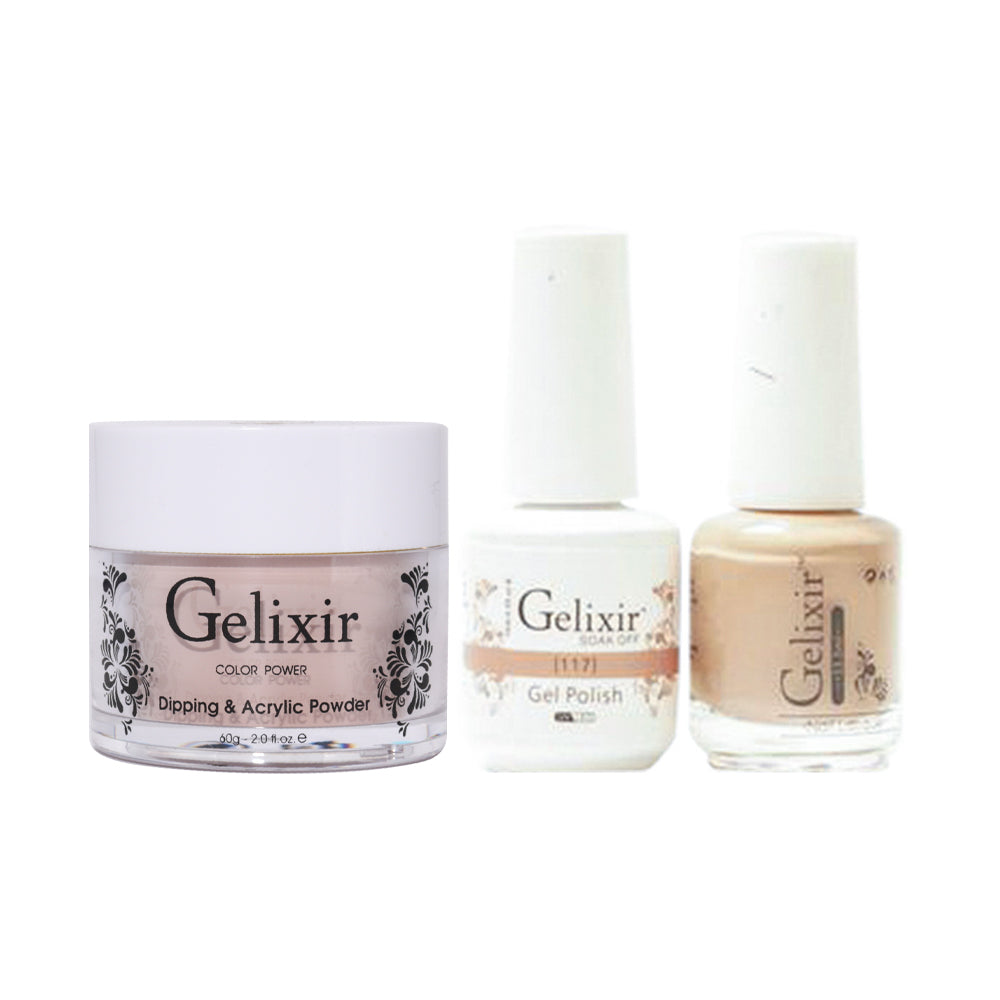 Gelixir 3 in 1 -  117 - Acrylic & Dip Powder, Gel & Lacquer