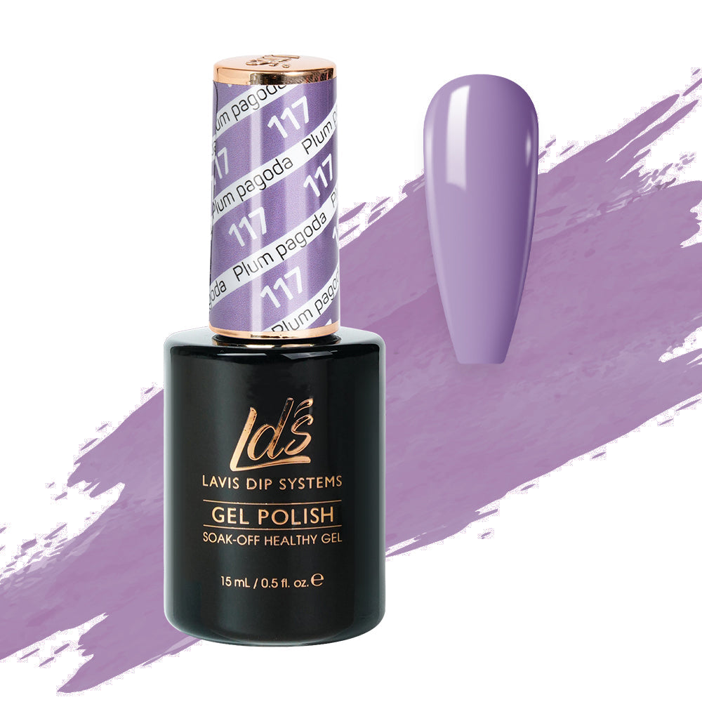 LDS 117 Plum Pagoda - LDS Healthy Gel Polish 0.5oz