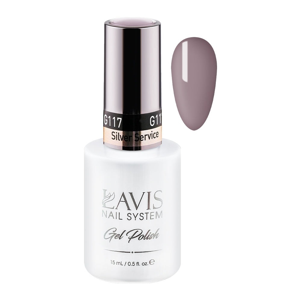 LAVIS 117 Silver Service - Gel Polish 0.5 oz