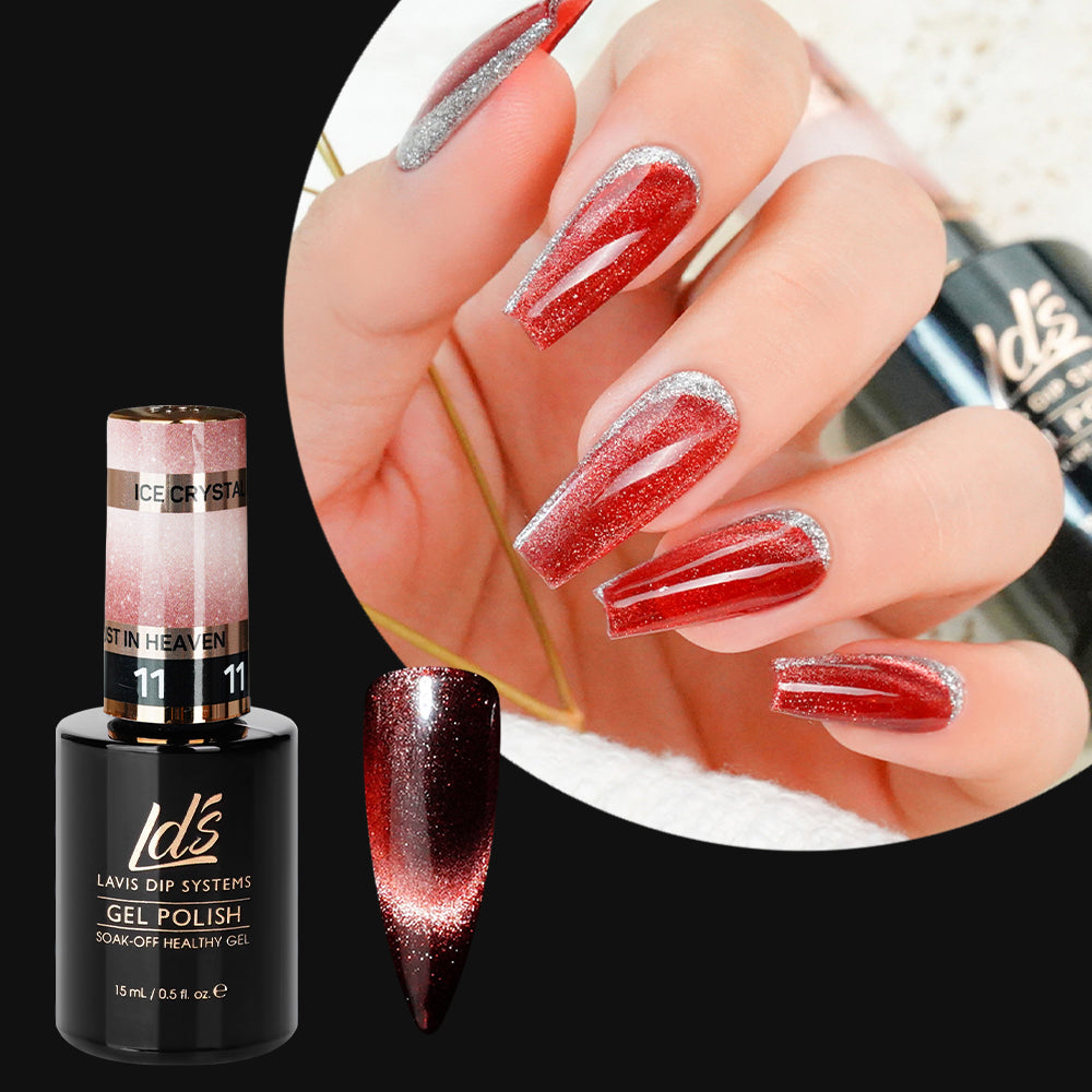 LDS 11 Dust In Heaven - Gel Polish 0.5 oz - Ice Crystal Cat Eyes