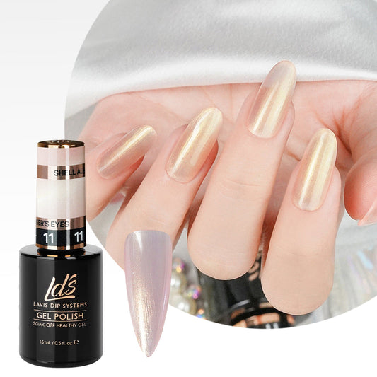  LDS 11 Tiger's Eyes - Gel Polish 0.5 oz - Shell Aurora by LDS sold by DTK Nail Supply