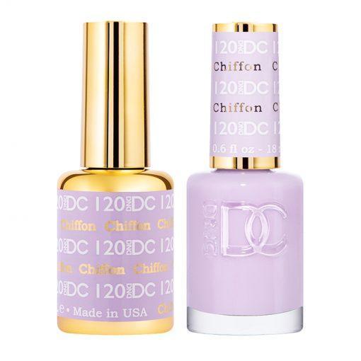 DND DC 120 Chiffron - Gel & Matching Polish Set - DND DC Gel & Lacquer