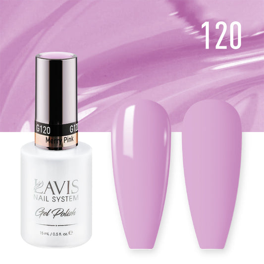 LAVIS 120 Merry Pink - Nail Lacquer 0.5 oz