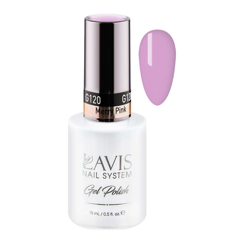 LAVIS 120 Merry Pink - Gel Polish 0.5 oz