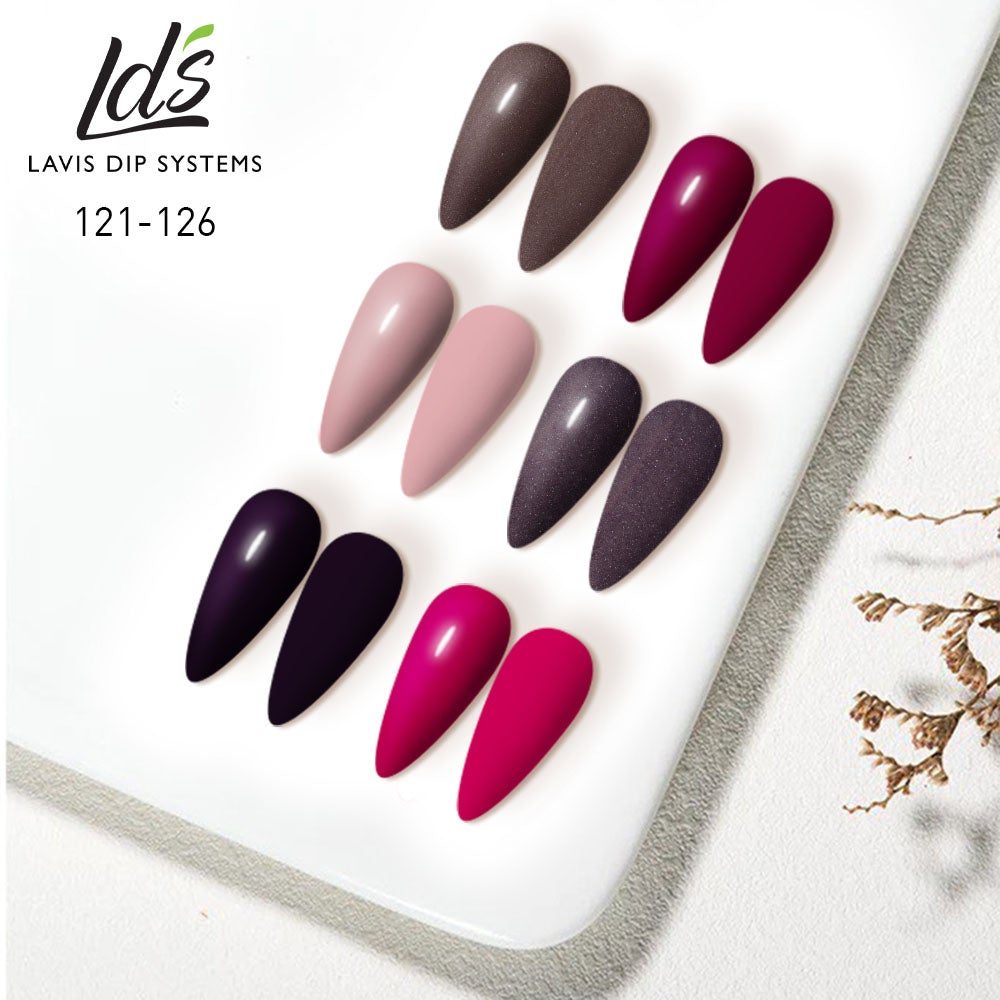LDS Healthy Nail Lacquer  Set (6 colors) : 121 to 126