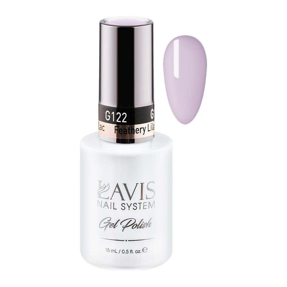 LAVIS 122 Feathery Lilac - Gel Polish 0.5 oz