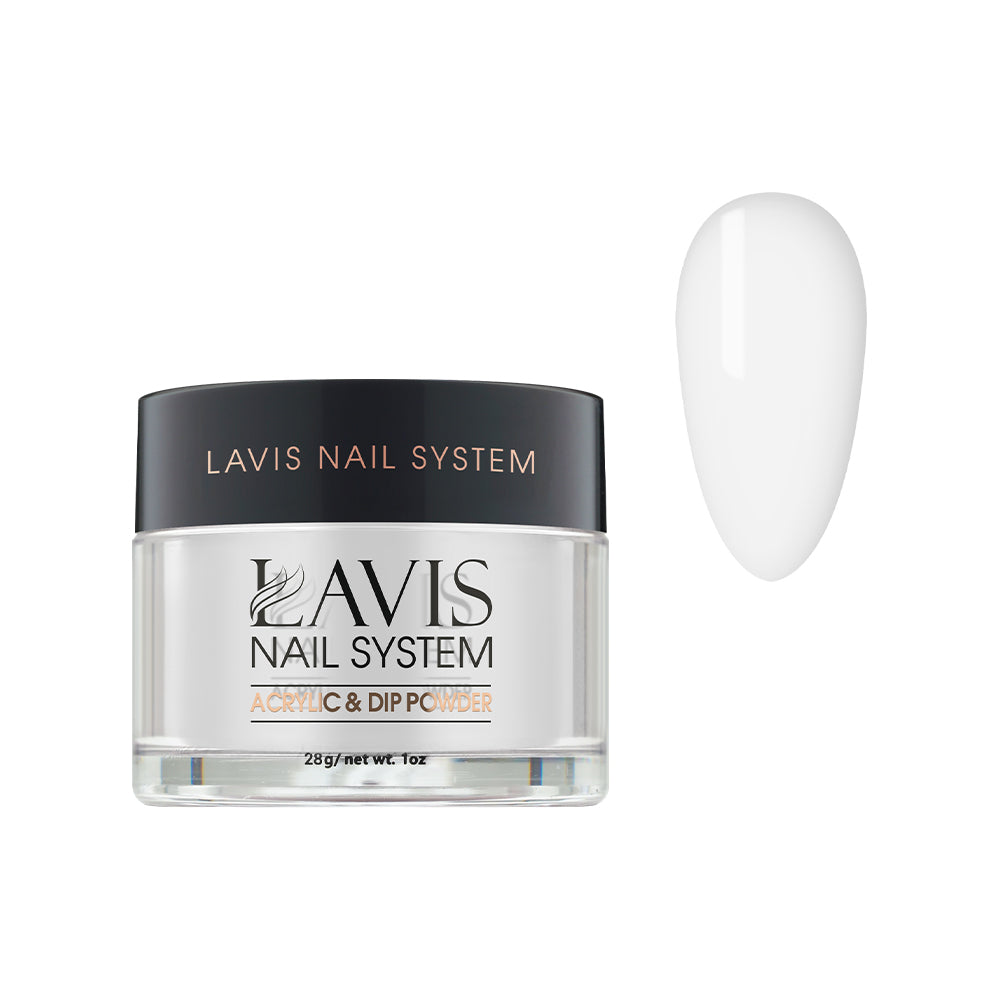 LAVIS 124 White Dove - Acrylic & Dip Powder 1oz