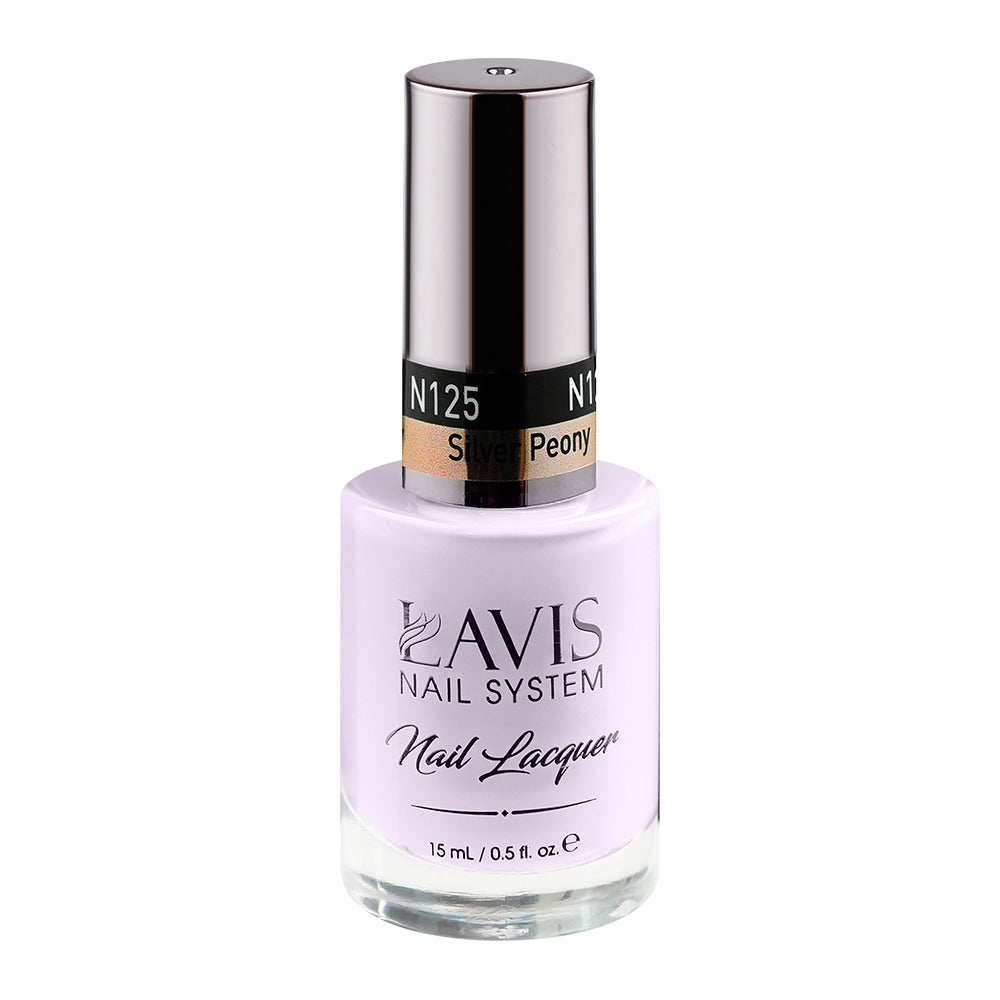 LAVIS 125 Silver Peony - Nail Lacquer 0.5 oz