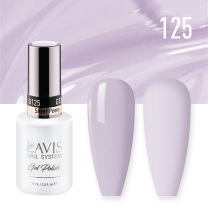 LAVIS 125 Silver Peony - Nail Lacquer 0.5 oz