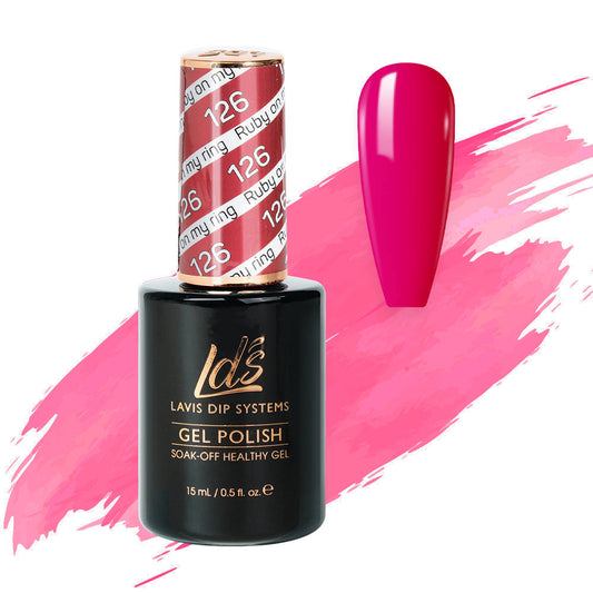 LDS 126 Ruby On My Ring - LDS Healthy Gel Polish 0.5oz