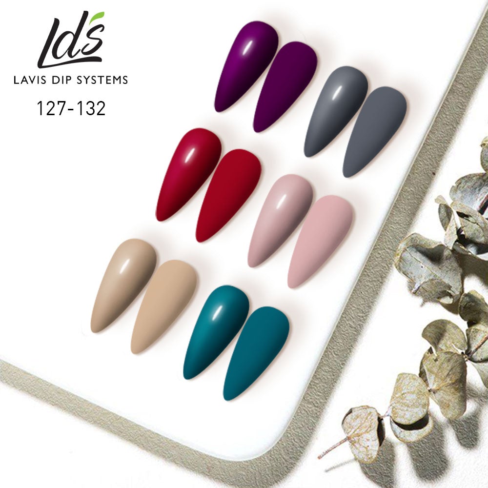 LDS Healthy Nail Lacquer  Set (6 colors) : 127 to 132