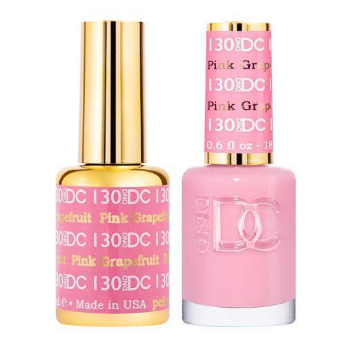 DND DC 130 PinK Grapefruit - Gel & Matching Polish Set - DND DC Gel & Lacquer