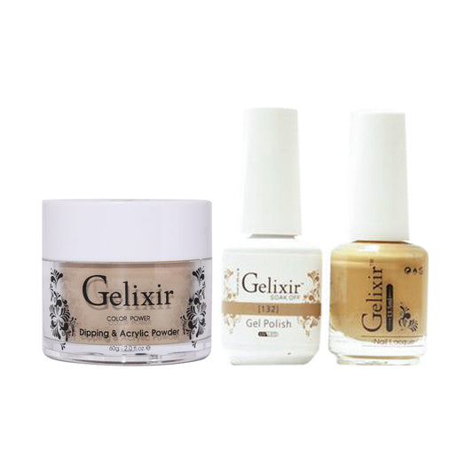 Gelixir 3 in 1 -  132 - Acrylic & Dip Powder, Gel & Lacquer