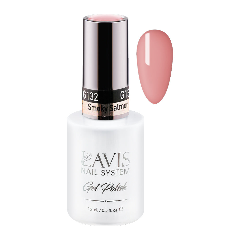 LAVIS 132 Smoky Salmon - Gel Polish 0.5 oz