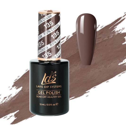 LDS 135 85% Cocoa - LDS Healthy Gel Polish 0.5oz
