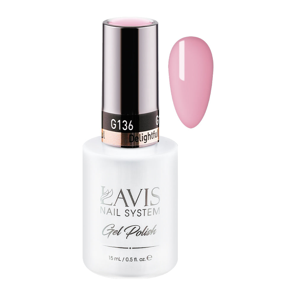 LAVIS 136 Delightful - Gel Polish 0.5 oz