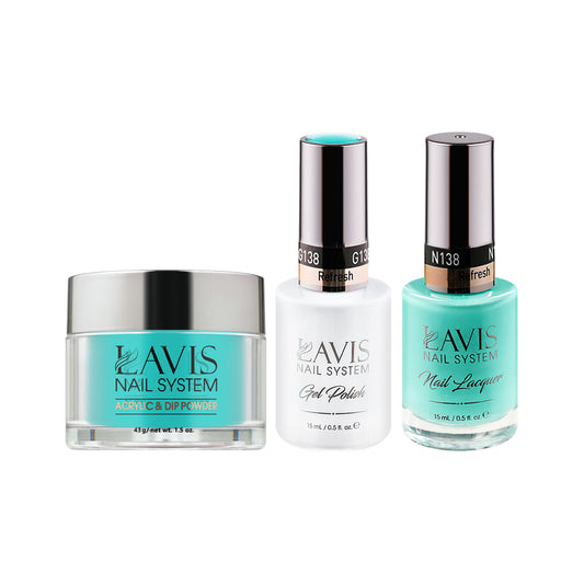 LAVIS 3 in 1 - 138 Refresh - Acrylic & Dip Powder, Gel & Lacquer