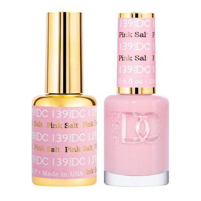 DND DC 139 Pink Salt - Gel & Matching Polish Set - DND DC Gel & Lacquer