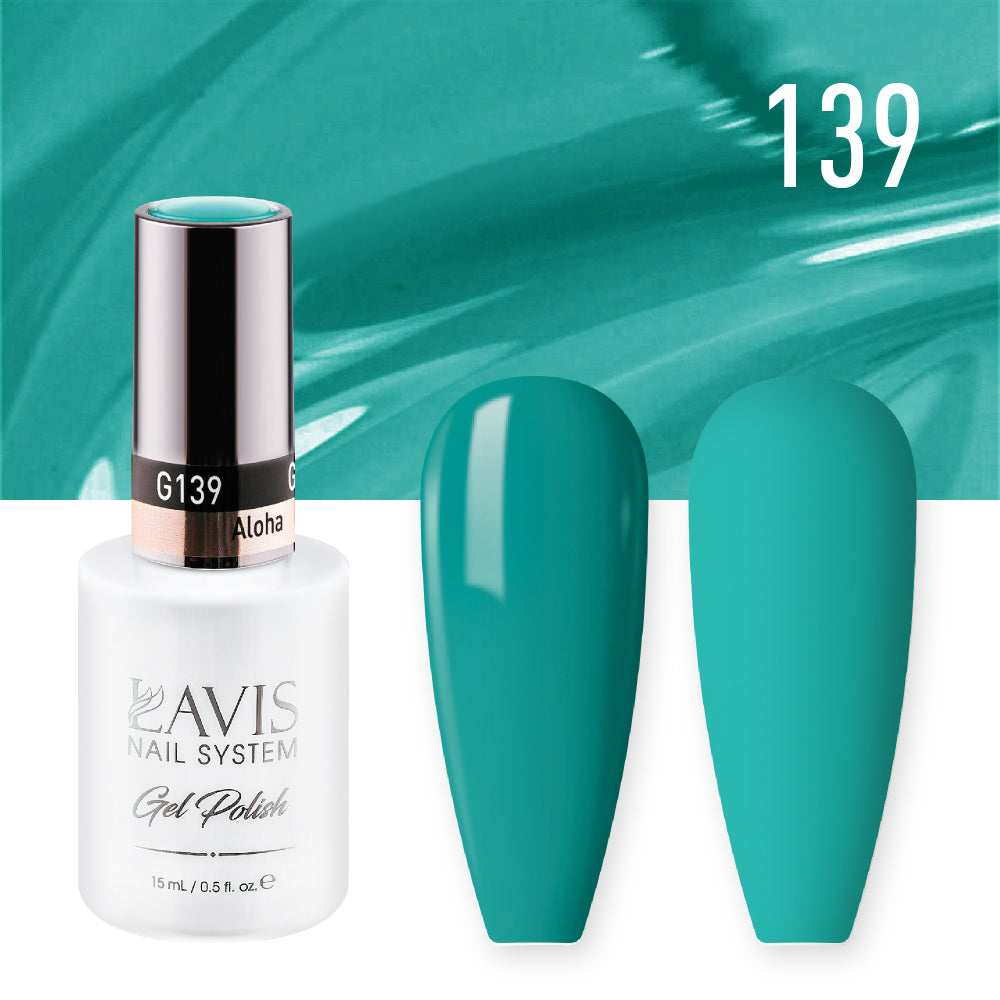 LAVIS 139 Aloha - Gel Polish & Matching Nail Lacquer Duo Set - 0.5oz