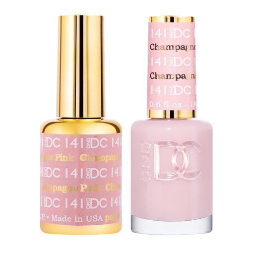 DND DC 141 Pink Champagne - Gel & Matching Polish Set - DND DC Gel & Lacquer