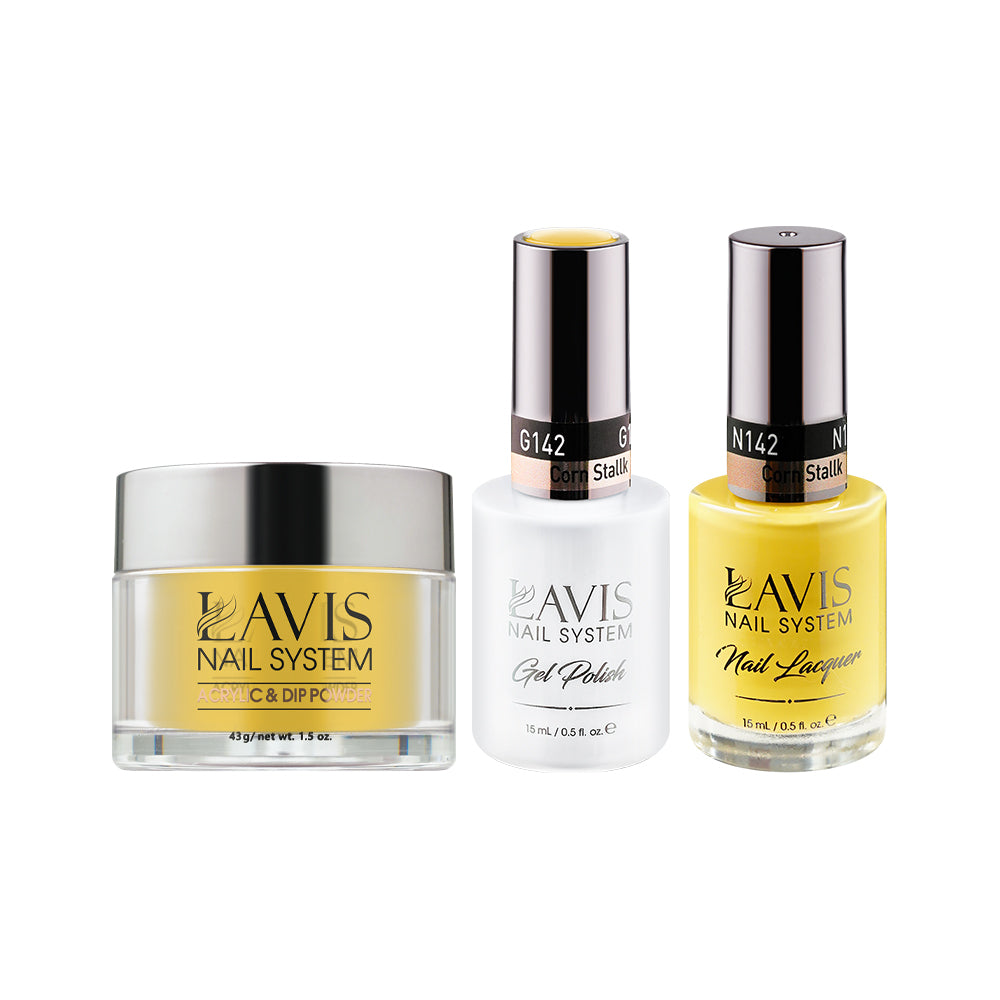 LAVIS 3 in 1 - 142 Corn Stallk - Acrylic & Dip Powder, Gel & Lacquer