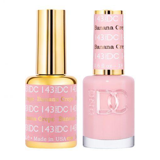 DND DC 143 Banana Crepe - Gel & Matching Polish Set - DND DC Gel & Lacquer