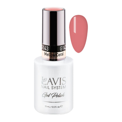 LAVIS 143 Mellow Coral - Gel Polish 0.5 oz