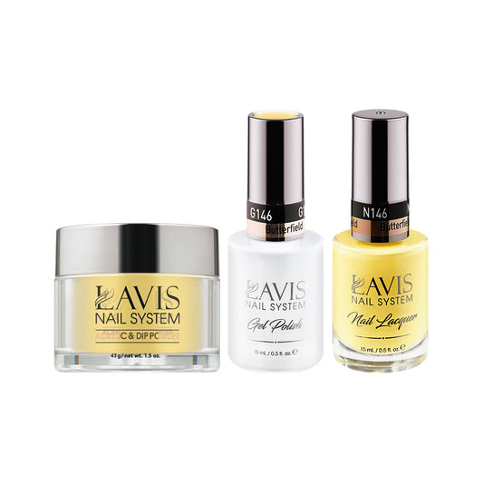 LAVIS 3 in 1 - 146 Butterfield - Acrylic & Dip Powder, Gel & Lacquer